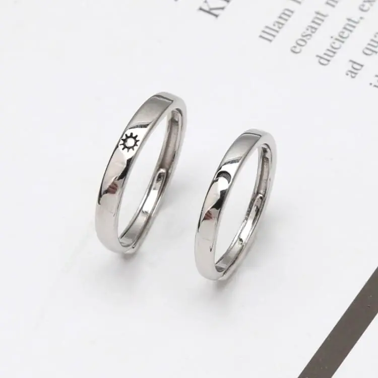 Bague 'Jour et Nuit' - Taille ajustable