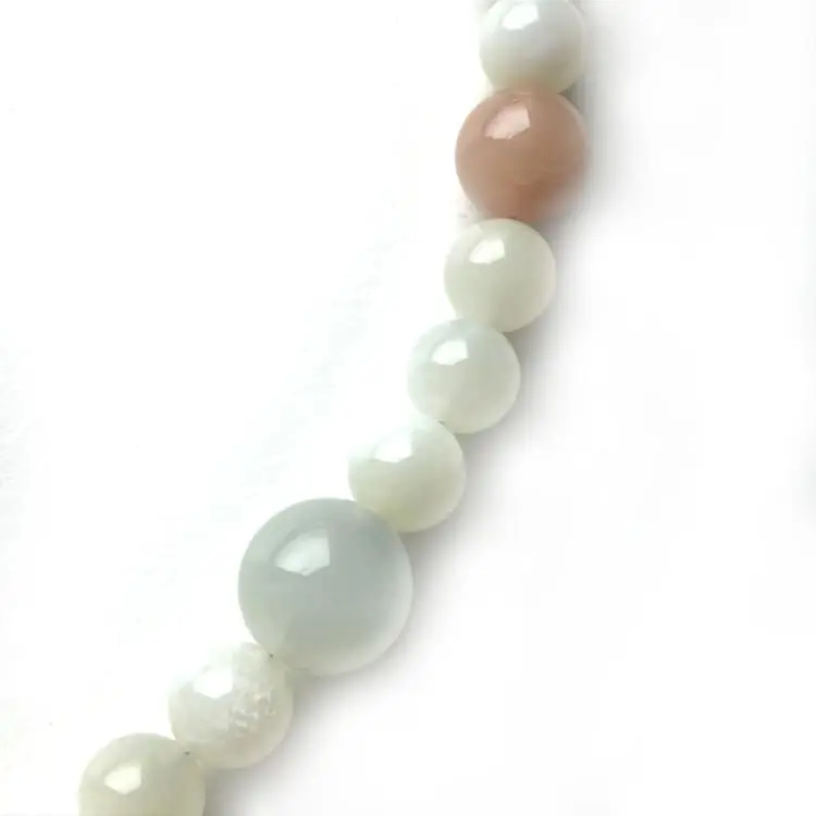 Collier en Pierre de Lune et Argent