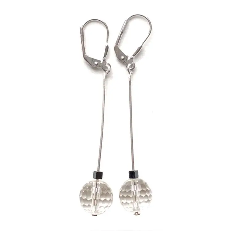 Boucles d'oreilles en Quartz et Argent