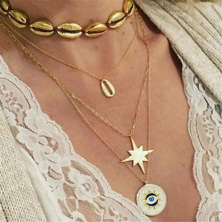 Ensemble de collier Cauri