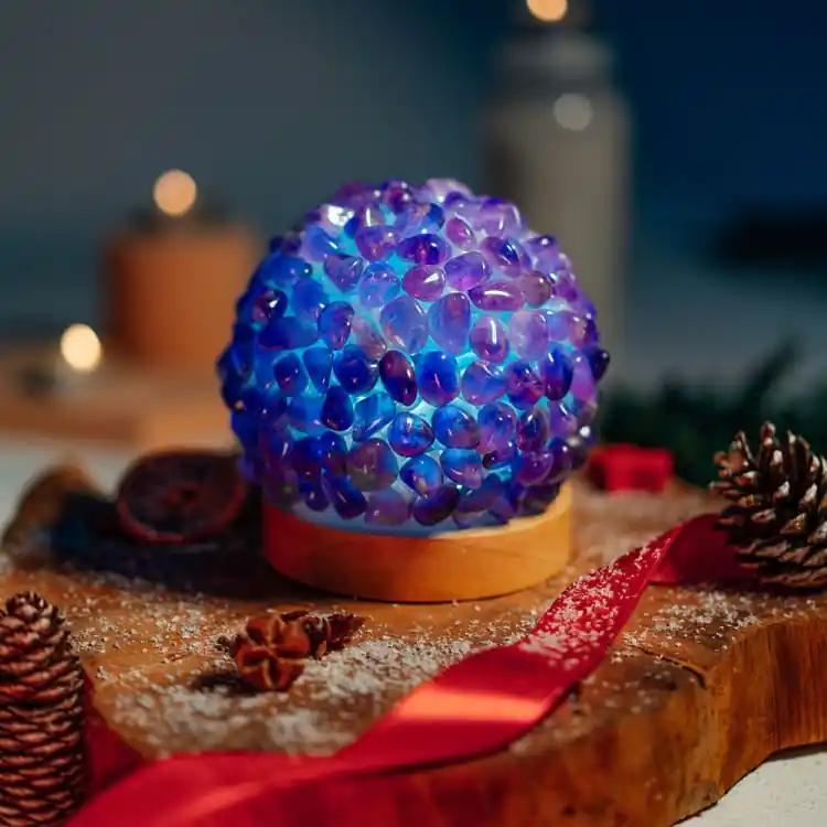 Lampe de chevet en Améthyste
