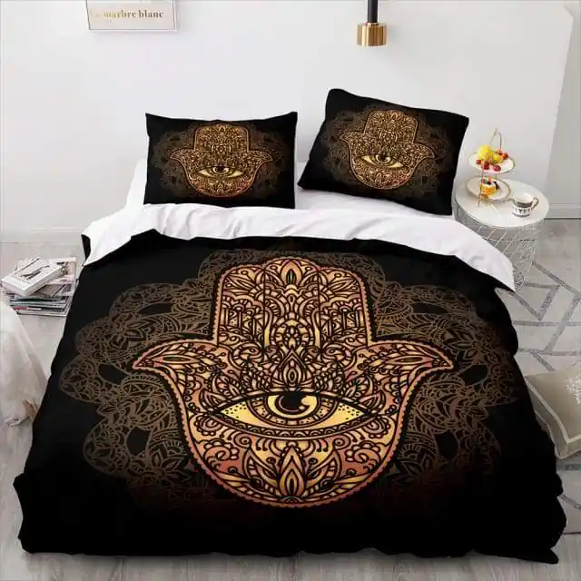 Housse de couette zen ' la main de fatma '