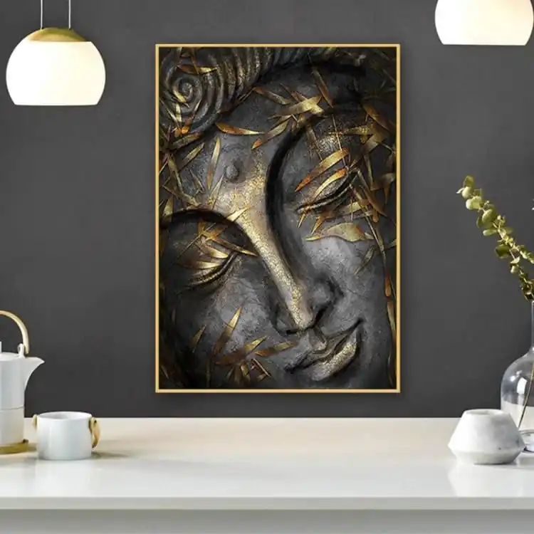 Tableau de Bouddha ' le guide '
