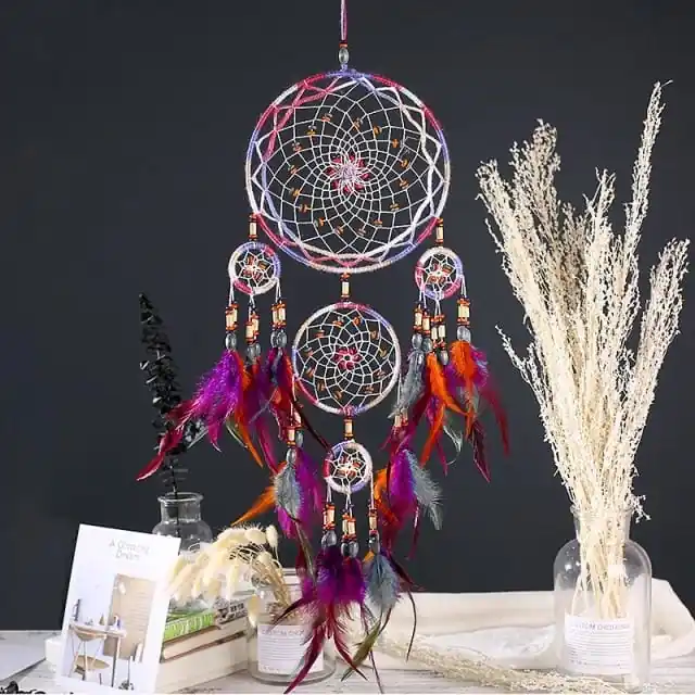 Attrape rêves ' Inspiration colorée '