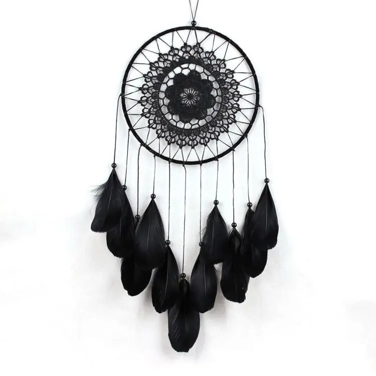 Attrape rêves inspiration ' Noir absolue '