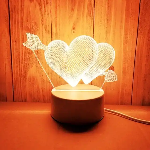 Lampe 3D - Cupidon