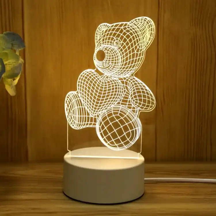 Lampe de chevet 3D - Ourson