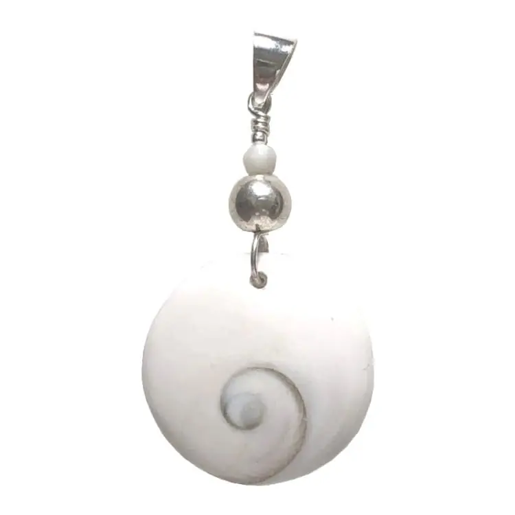 Pendentif Œil de Sainte Lucie et Argent