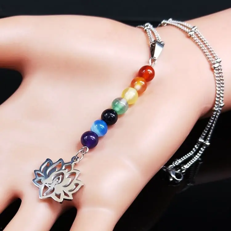 Collier des 7 chakras