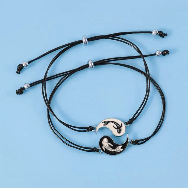 Bracelet couple carpe Koï