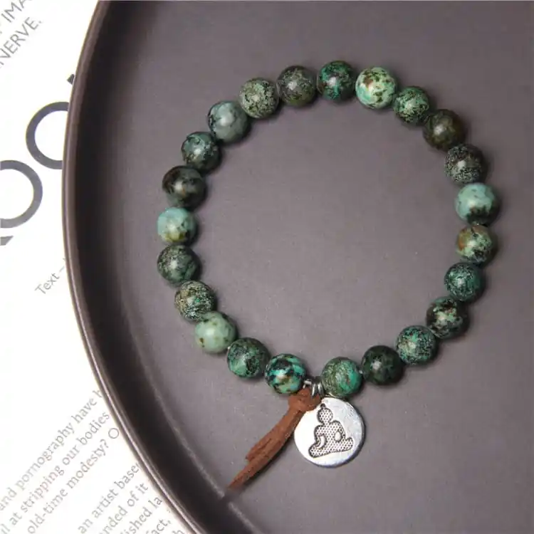 Bracelet en turquoise africaine
