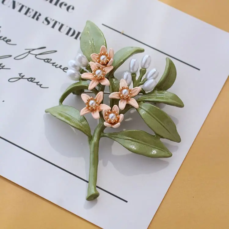 Broche fleur d'Edelweiss
