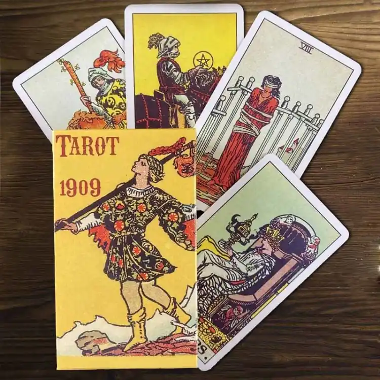 Jeu de Tarot 78 cartes - Design Classique Rider–Waite–Smith