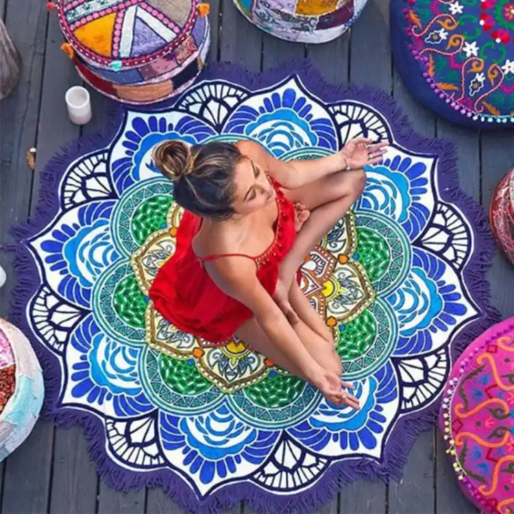 Tapis de plage Zen Mandala