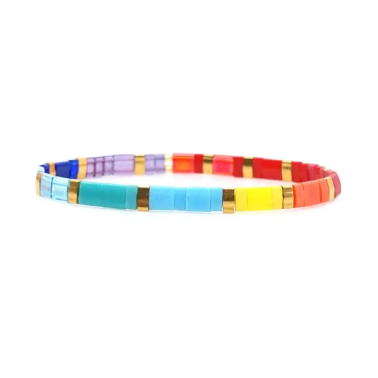 Bracelet d'été en perles de verre du japon - Sommerloch