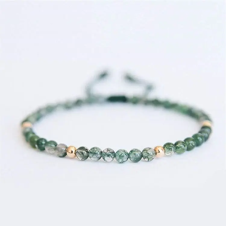 Bracelet fin en agate naturelle