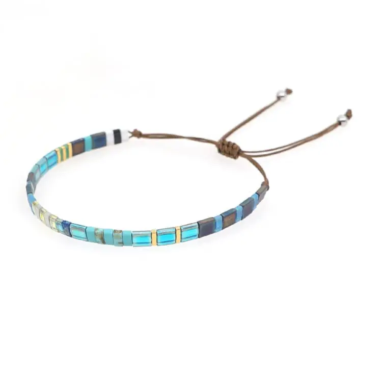Bracelet d'été en perles de verre du japon - Marmara