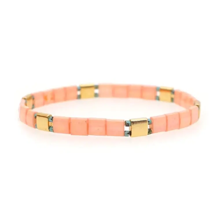 Bracelet d'été en perles de verre du japon - Espagne