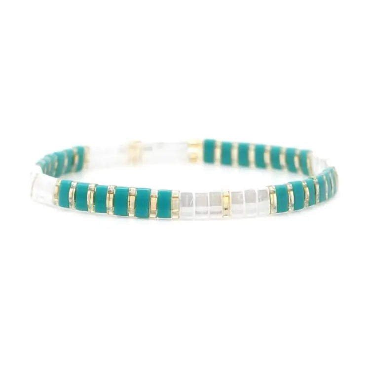 Bracelet d'été en perles de verre du japon - Suisse