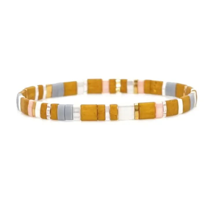 Bracelet d'été en perles de verre du japon - Pelican