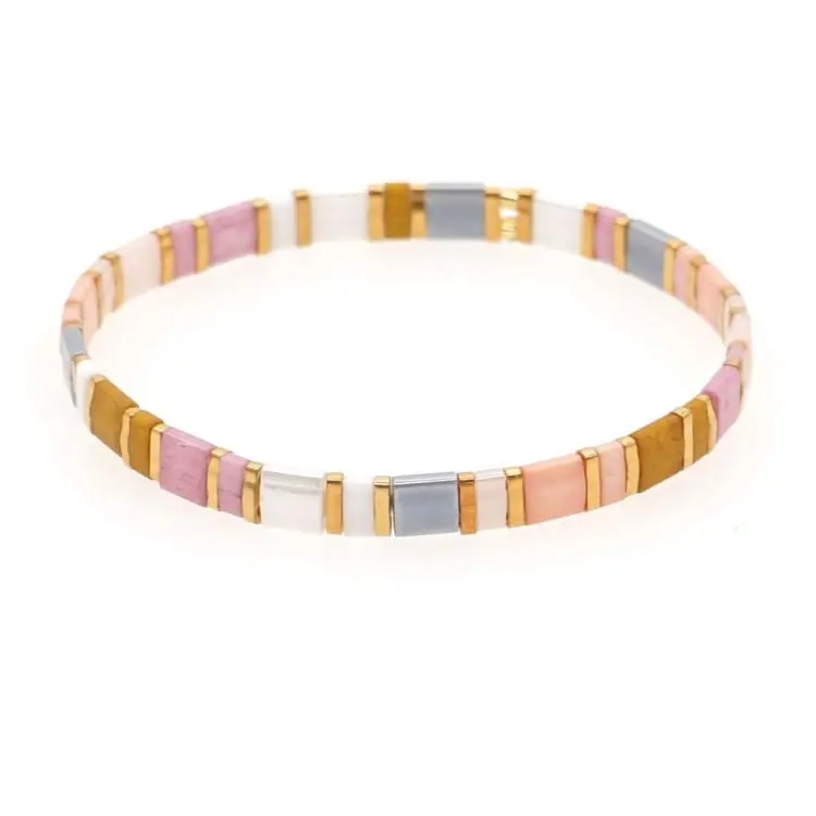 Bracelet d'été en perles de verre du japon - Faisan