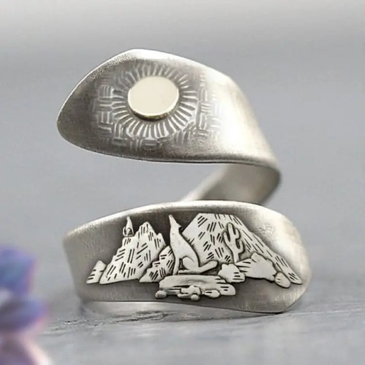 Anneau Loup 'Inspiration de la Nature'