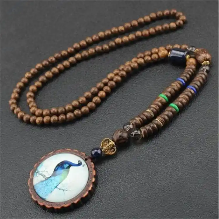 Collier vintage - Paon