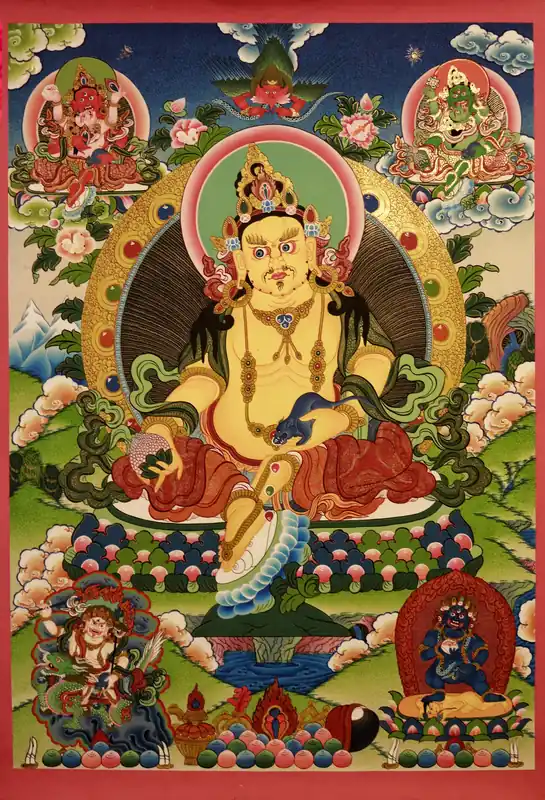 Peinture Thangka de Zambhala