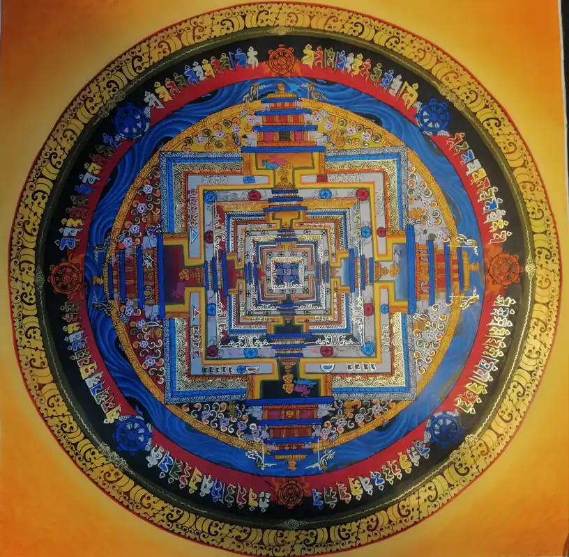 Le mandala en or