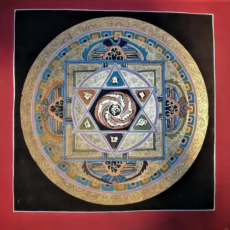Le mandala en or