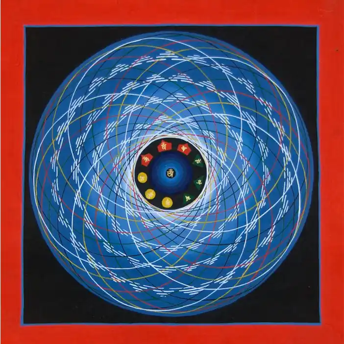 Le Mandala Tantrique Bleu