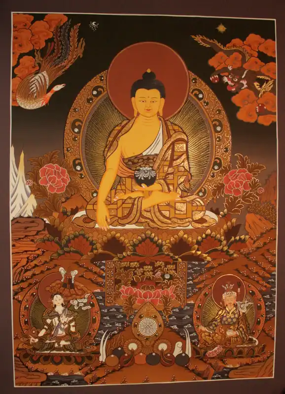 Thangka du Bouddha Shakyamuni