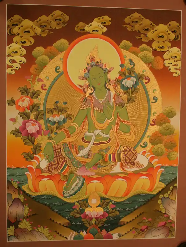 Tara verte – Thangka de la compassion