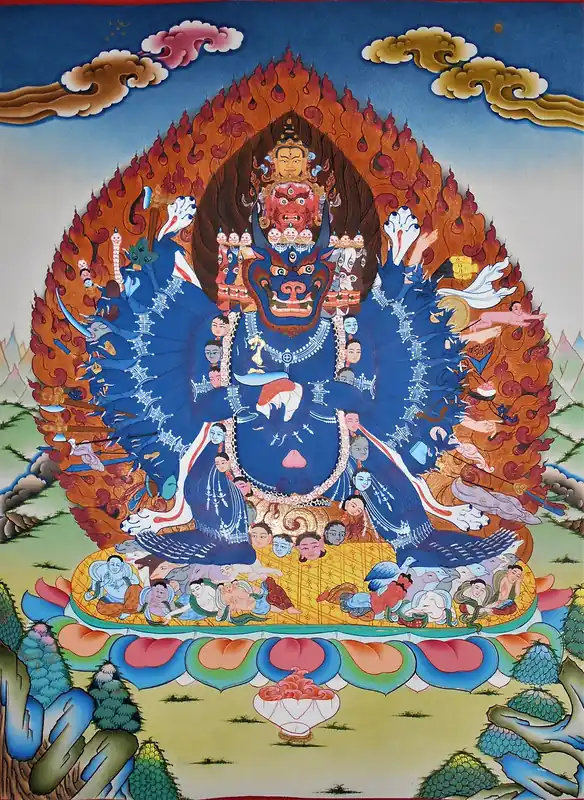 La pratique de mettre fin à la mort de Yamantaka