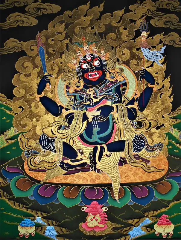 Mahakala à Quatre Bras