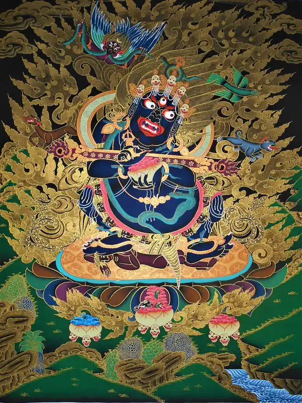 Mahakala à deux bras