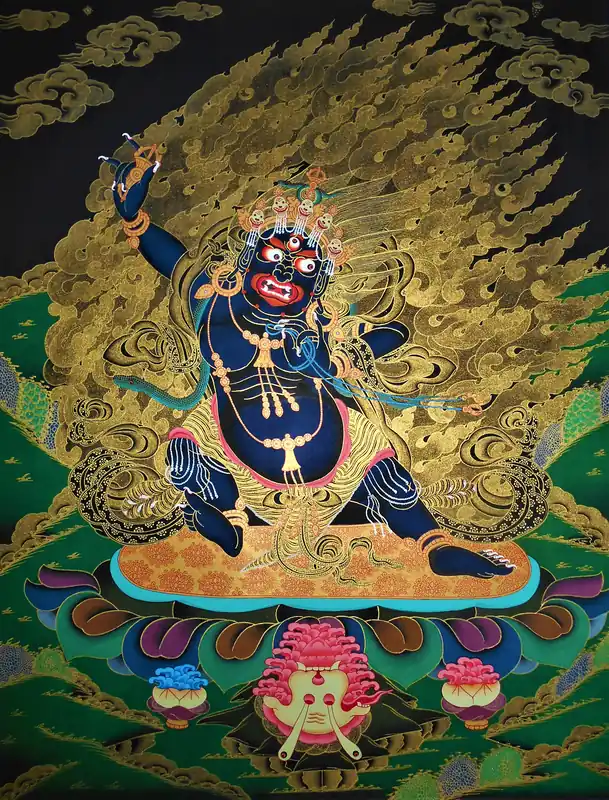 Vajrapani (वज्रपाणि) est une div