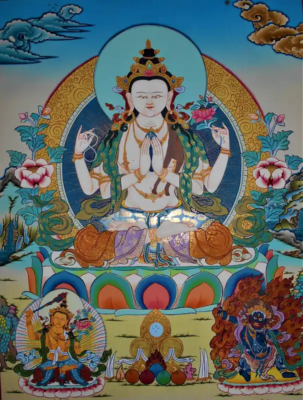 Le Bodhisattva de la Compassion Chenrezig