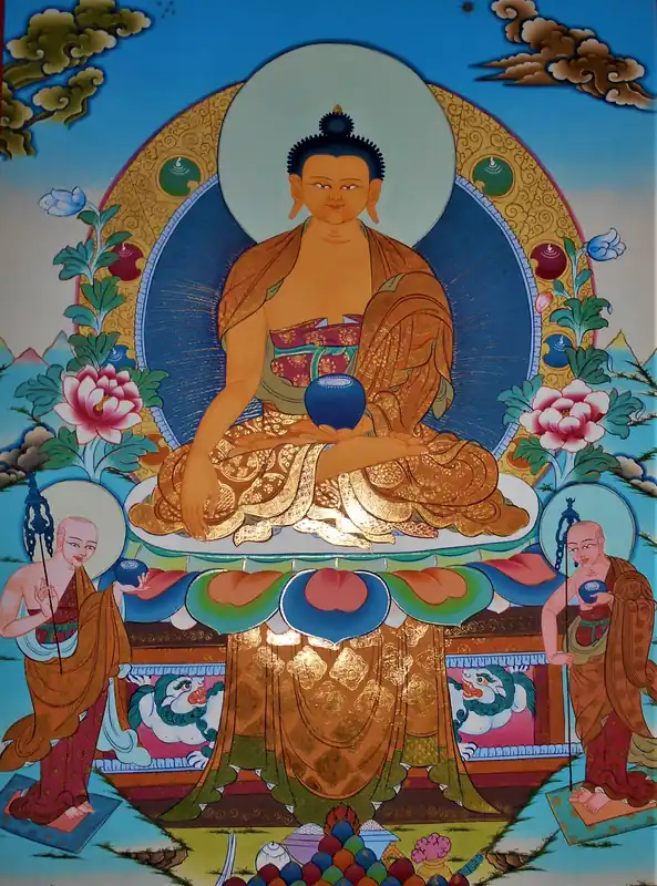 Thangka du Bouddha Shakyamuni