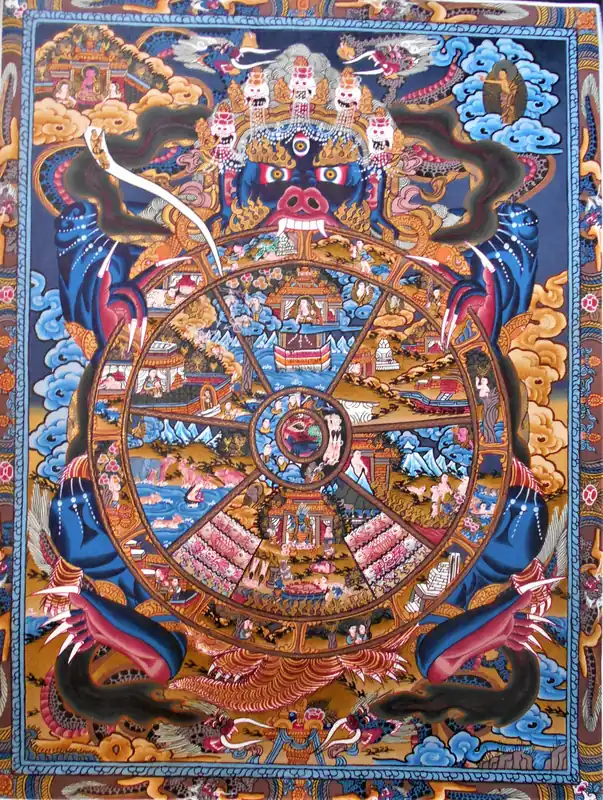 Le Thangka de la Roue de la Vie