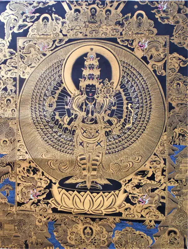 Le **Avalokiteshvara aux Mille Bras**