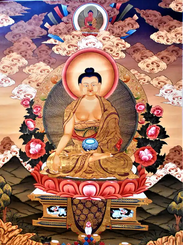 Thangka du Bouddha Shakyamuni