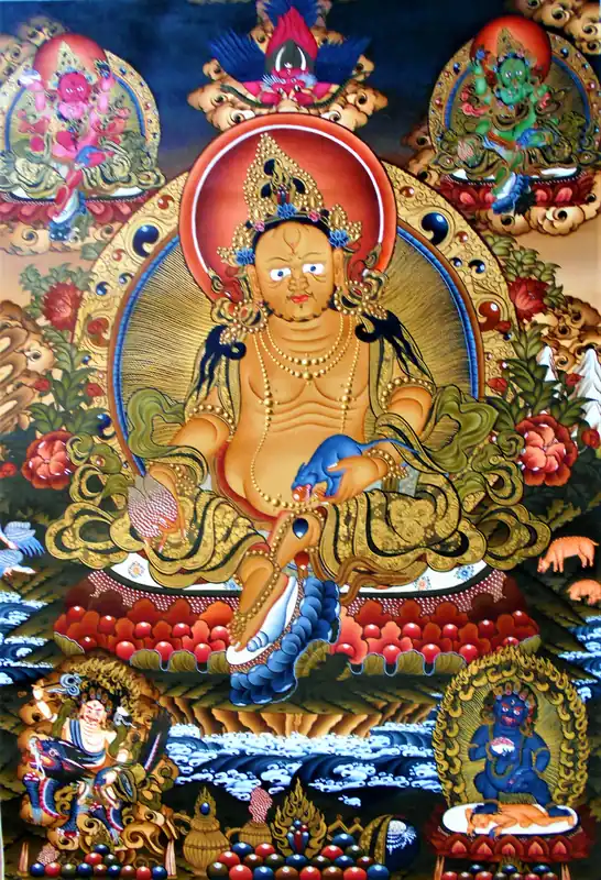 Le Thangka de Zambala Jaune