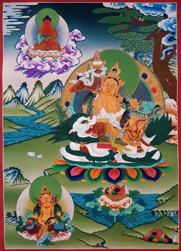 Thangka de Kubera