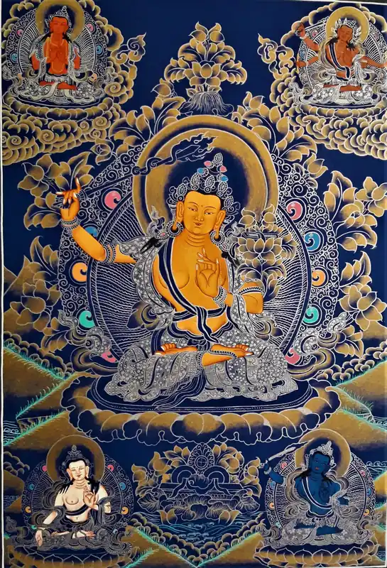 Thangka de Manjushri