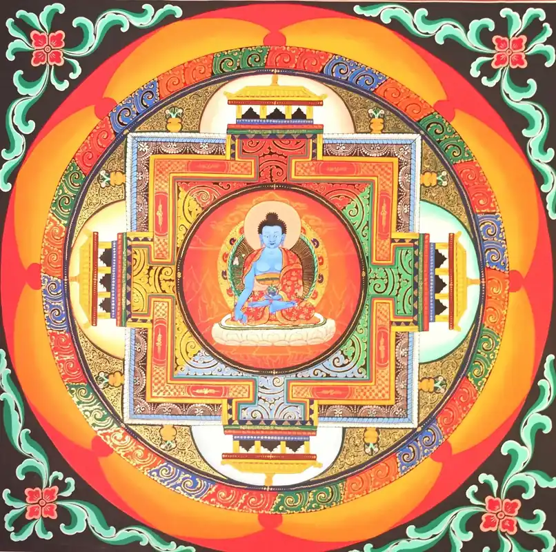 Mandala du Bouddha de Médecine
