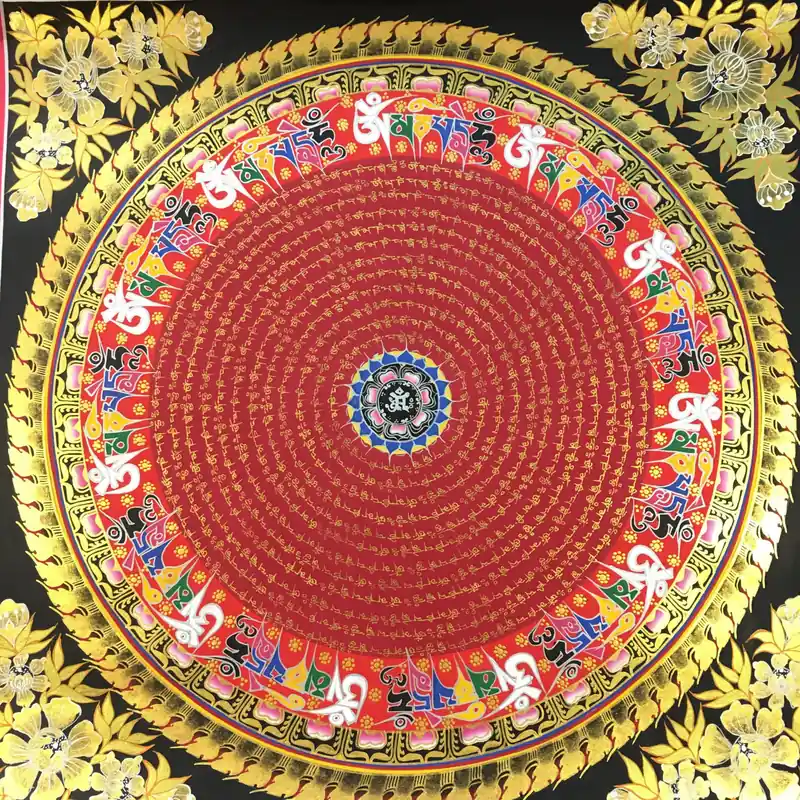 Mantra Mandala Bouddhiste