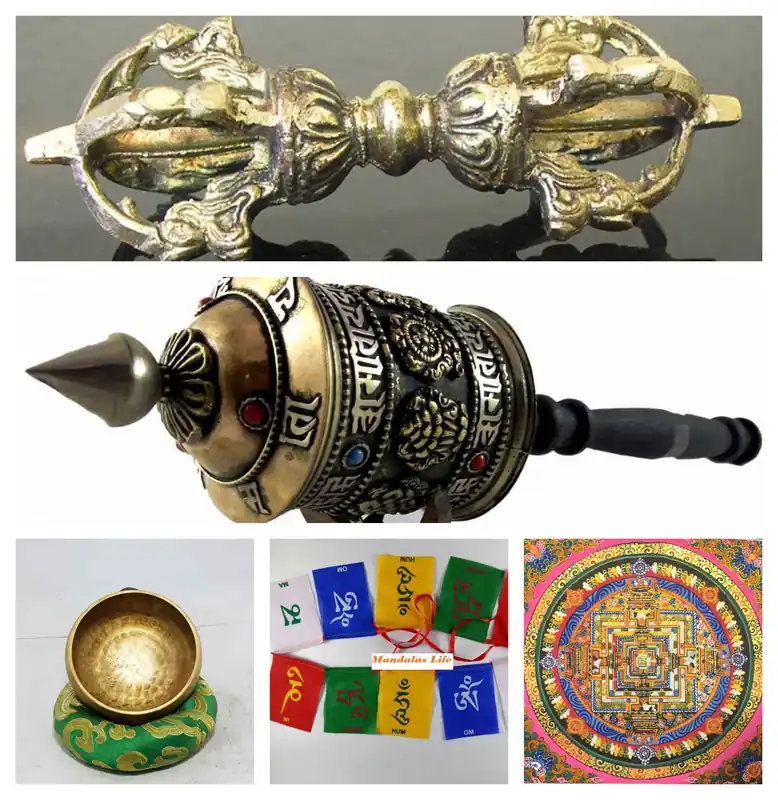 Ensemble de méditation Lama