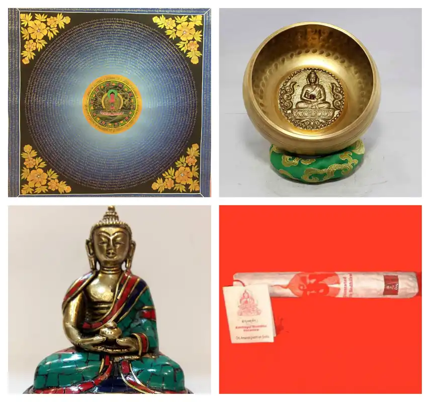 Ensemble de méditation d’Amitabha Bouddha