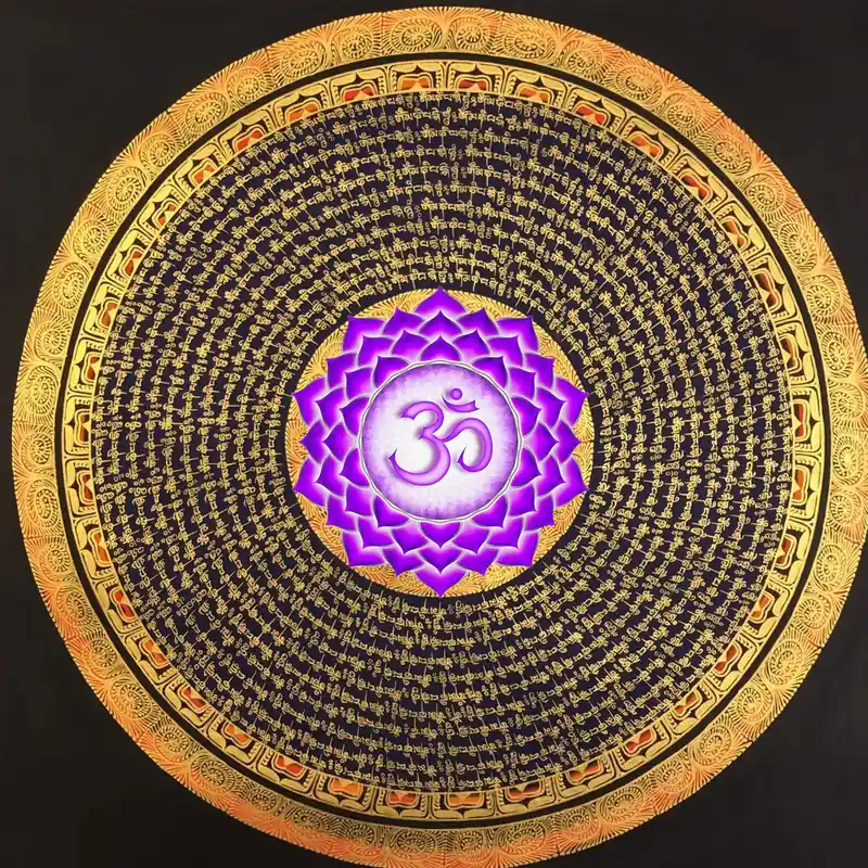 Mantra Mandala du Chakra Couronne